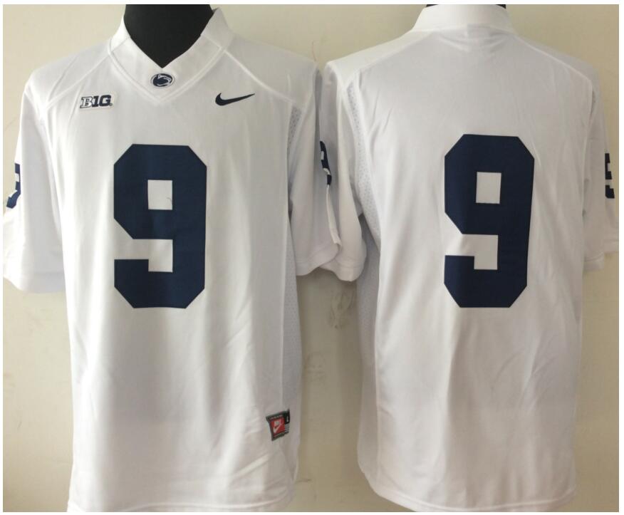 NCAA Men Penn State Nittany Lions #9 white jersey->miami dolphins->NFL Jersey